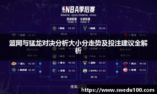 篮网与猛龙对决分析大小分走势及投注建议全解析